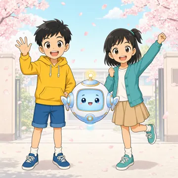 場面イラスト・季節のあいさつ 01