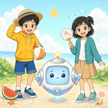 場面イラスト・季節のあいさつ 03
