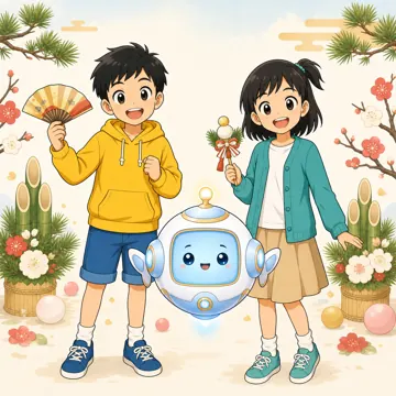 場面イラスト・季節のあいさつ 05