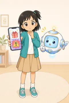 場面イラスト・こまった! 1 02