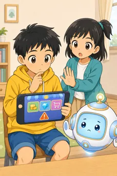 場面イラスト・こまった! 1 04