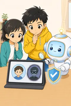 場面イラスト・こまった! 1 05