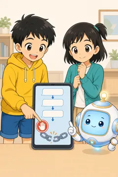 場面イラスト・こまった! 1 06
