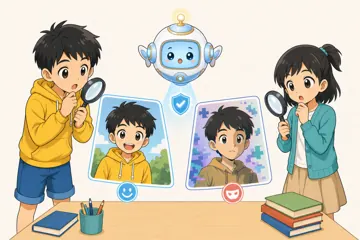 場面イラスト・こまった! 2 03