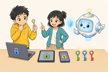場面イラスト・こまった! 2 04