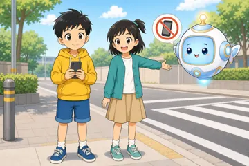 場面イラスト・こまった! 2 06