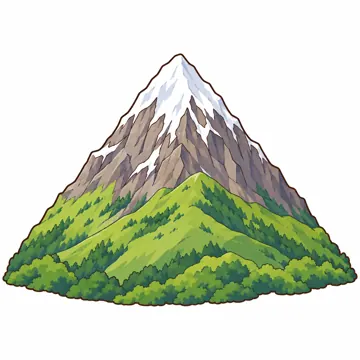 天気・自然・植物 天気・自然・植物 空と地形:山