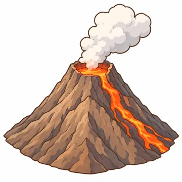 天気・自然・植物 天気・自然・植物 空と地形:火山