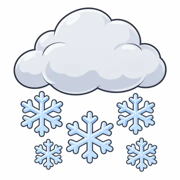 天気・自然・植物 天気・自然・植物 天気:雪(雲と雪の結晶)