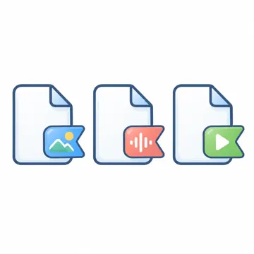 プログラミングとデータ プログラミングとデータ データ:拡張子(同じ形のファイルに色ちがいのしっぽ)