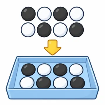 プログラミングとデータ プログラミングとデータ データ:ビットとバイト(0と1の代わりに白黒の丸8個で1つの箱)