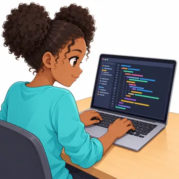 プログラミングとデータ プログラミングとデータ プログラミング:パソコンでコードを書く(画面に色つきの行)