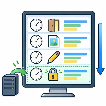 プログラミングとデータ プログラミングとデータ しくみ:記録(ログ)(時間ごとに出来事が1行ずつ積み重なる)