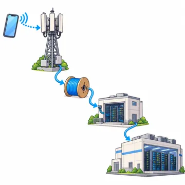 ネットワークと通信のしくみ ネットワークと通信のしくみ 外へ出る:スマホから基地局・ケーブル・局舎・データセンターまでつながる道のり