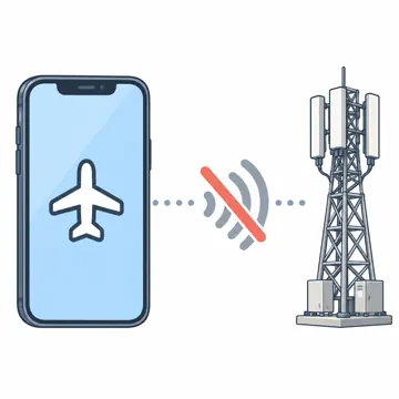 ネットワークと通信のしくみ ネットワークと通信のしくみ 体感:機内モード(電波が止まる)