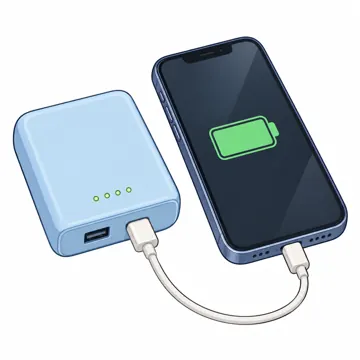 パソコンの中身と周辺機器 パソコンの中身と周辺機器 つなぐもの:モバイルバッテリーとスマホ