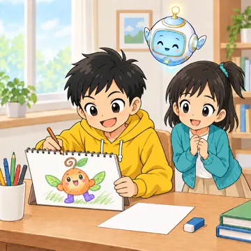 AIの絵と著作権・よい例：自分のオリジナルの絵を作る