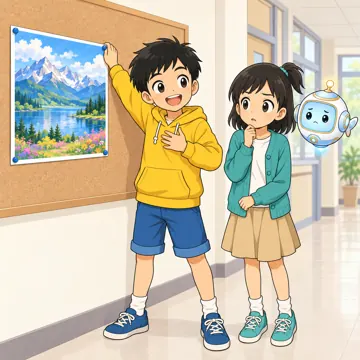 AIで作った作品・わるい例：AIで作った絵を自分が描いたとコンテストに出す