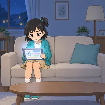 なやみの相談・わるい例：なやみをAIだけに話し続ける
