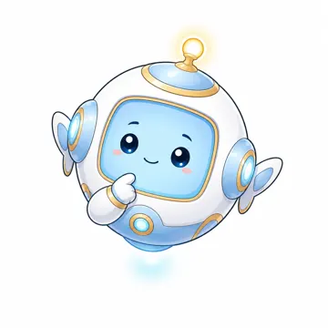 全身ポーズ・アイ アイ AI マスコット 考える