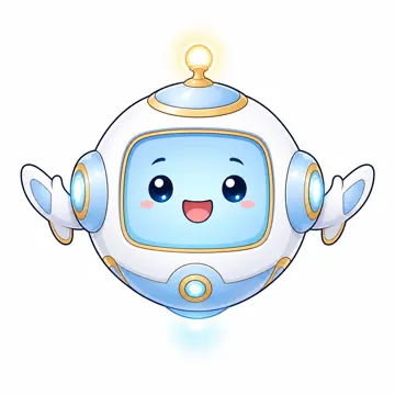 全身ポーズ・アイ アイ AI マスコット 満面の笑み