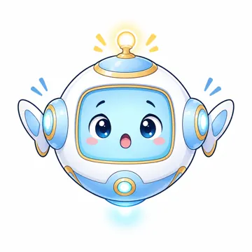 全身ポーズ・アイ(表情・しぐさの追加) アイ AI マスコット びっくりしている