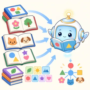 図解・基本 図解 たくさんの本やデータを読んで学ぶAIの図