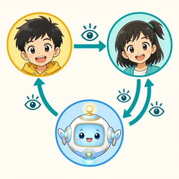 図解・基本 図解 フォロー・フォロワーのつながりの図