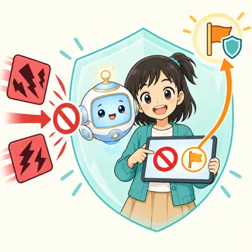 図解・基本 図解 ブロック・通報で身を守る図