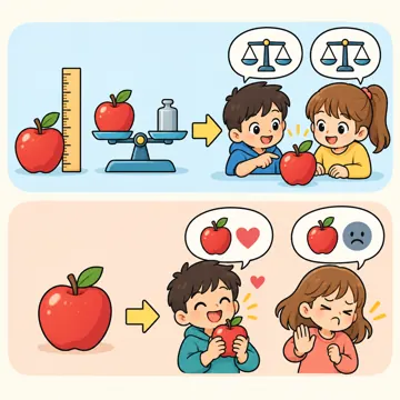 図解・くわしい図解(デジタル・安全・AI・情報・お金・からだ・権利ほか) 図解 情報:事実と意見(はかれるものと、人の気持ち)