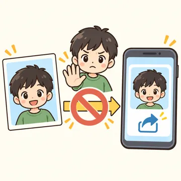 図解・くわしい図解(デジタル・安全・AI・情報・お金・からだ・権利ほか) 図解 社会・権利:肖像権(人の顔を勝手に使わない)